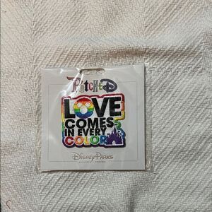 Disney Iron On Patch- PatcheD - Love Comes In Every Color